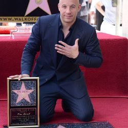 Vin Diesel recibe su estrella en el Paseo de la Fama de Hollywood