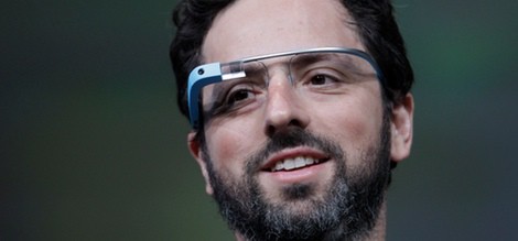 Sergey Brin, cofundador de Google, con unas Google Glass