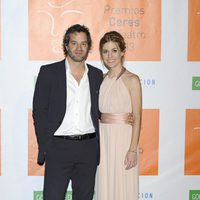 Alexandra Jiménez y Luis Rallo en los Premios Ceres 2013
