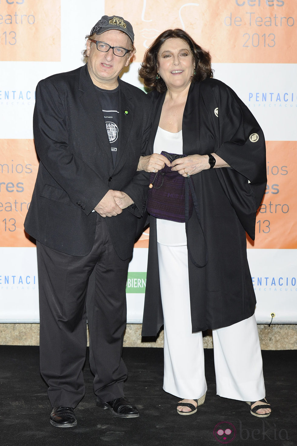 Javier Gurruchaga y Charo López en los Premios Ceres 2013