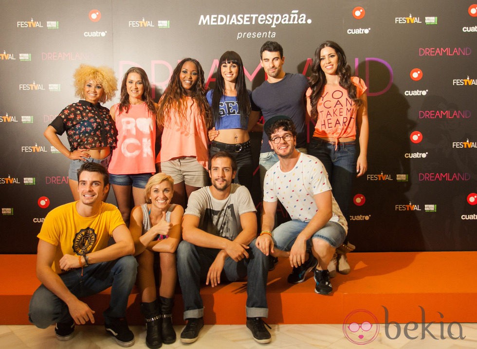 El reparto de 'Dreamland' en la presentación de la serie en el FesTVal de Vitoria 2013