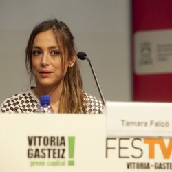 Tamara Falcó en la presentación de 'We love Tamara' en el FesTVal de Vitoria 2013