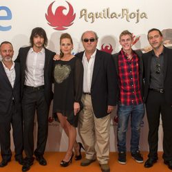 El reparto de 'Águila Roja' en el estreno de los nuevos capítulos de en el FesTVal de Vitoria 2013
