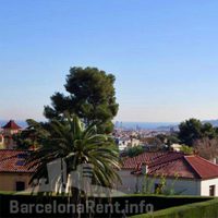 Vistas de Barcelona desde la casa de Pedralbes de los Duques de Palma