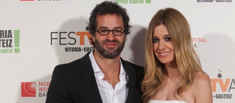 Luis Rallo y Alexandra JIménez en la clausura del FesTVal de Vitoria 2013