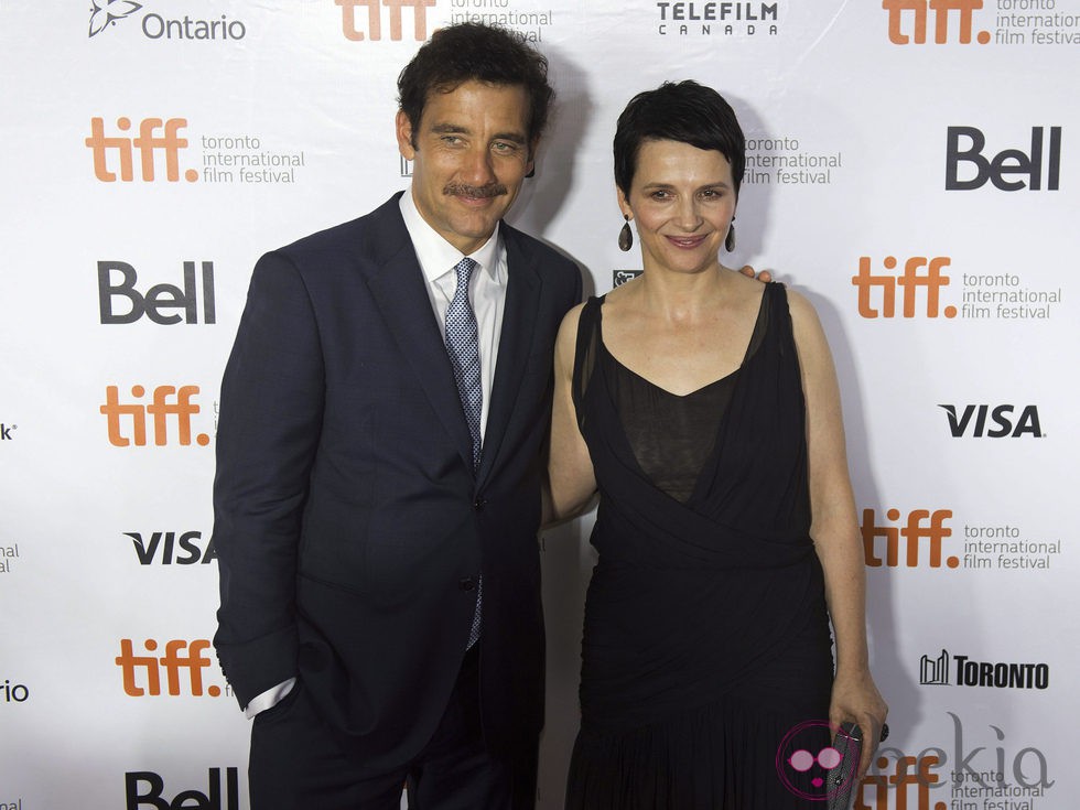 Clive Owen y Juliette Binoche en el estreno de 'Words and Pictures' en el Festival Internacional de Cine de Toronto 2013