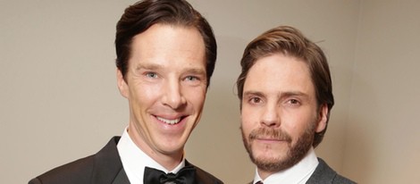 Benedict Cumberbatch y Daniel Brühl en el estreno de 'El quinto poder (Dentro de Wikileaks)' en el Festival Internacional de Cine de Toronto 2013