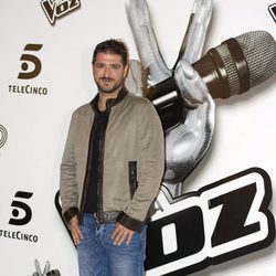 Antonio Orozco en la presentación de la segunda edición de 'La Voz'