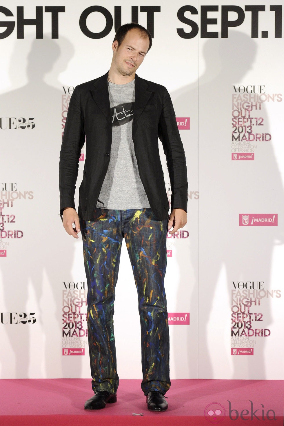 Olfo Bosé en la Vogue Fashion's Night Out 2013