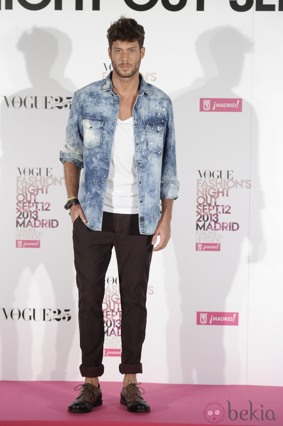 José Lamuño en la Vogue Fashion's Night Out 2013