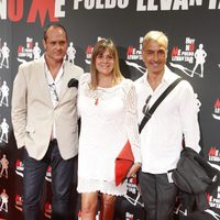 Nacho Montes, Marta Valverde y Alberto Vázquez en el estreno de 'Hoy no me puedo levantar'