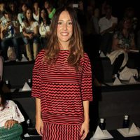 Adela Úcar en el desfile primavera/verano 2014 de Ana Locking en Madrid Fashion Week