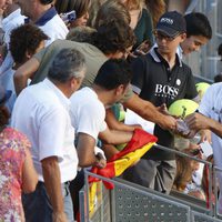 Fernando Verdasco en la eliminatoria entre España y Ucrania de la Copa Davis 2013