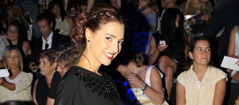 Cristina Brondo en el desfile primavera/verano 2014 de Teresa Helbig en Madrid Fashion Week