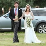 James Meade y Lady Laura Marsham celebran su boda en Norfolk