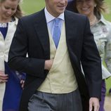 El príncipe Harry en la boda de James Meade y Lady Laura Marsham
