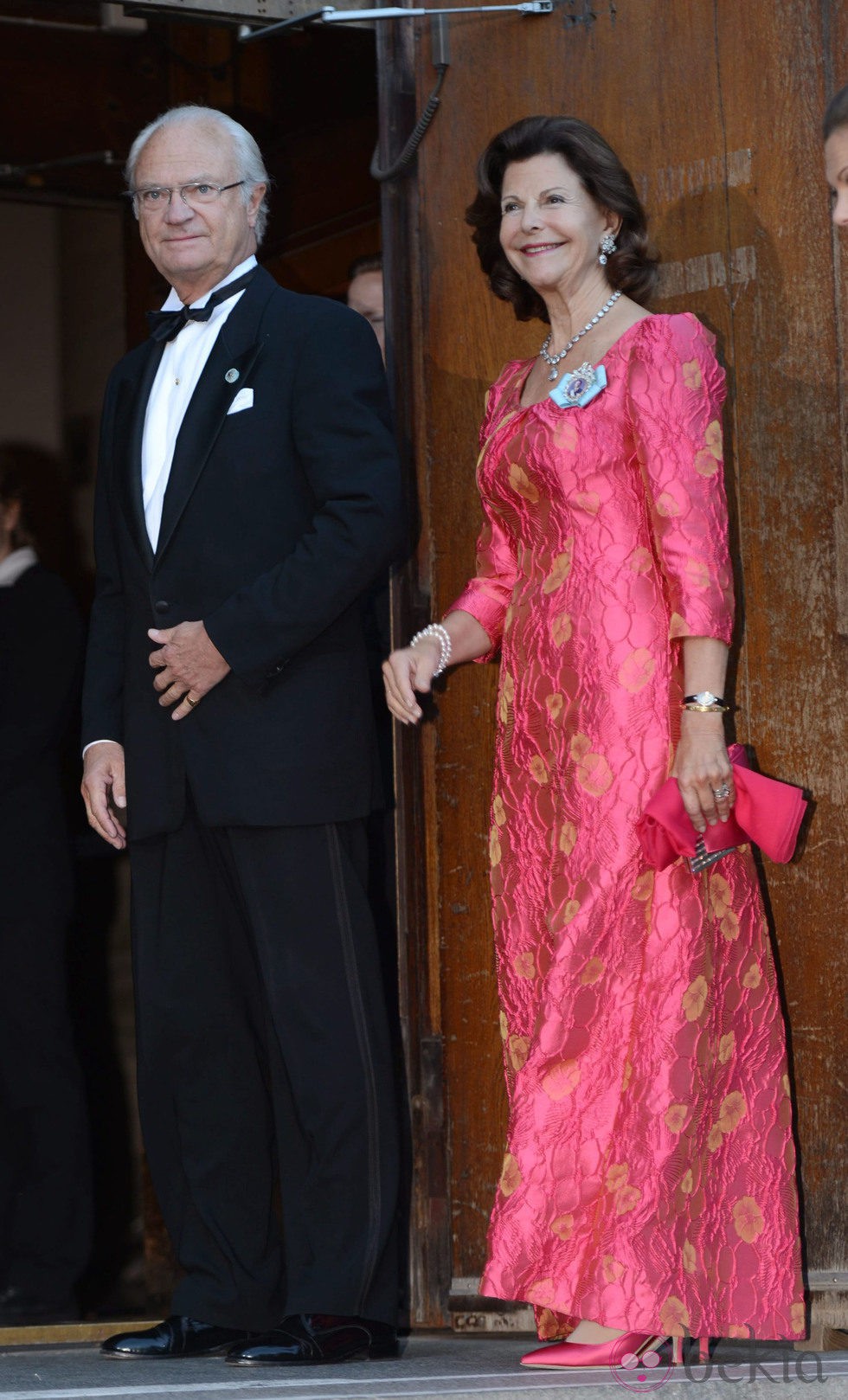 El Rey Carlos XVI Gustavo y la Reina Silvia de Suecia celebrando el Jubileo