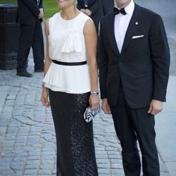 El Príncipe Daniel y la Princesa Victoria de Suecia en el Jubileo del Rey