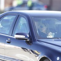 El Príncipe Felipe lleva en coche a la Princesa Letizia y a los Reyes de Holanda a Zarzuela