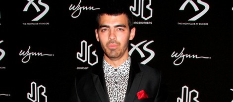 Joe Jonas en la fiesta del 21 cumpleaños de Nick Jonas en Las Vegas