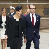 Victoria y Daniel de Suecia en la apertura del Parlamento