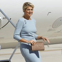La Reina Máxima de Holanda a su llegada a España