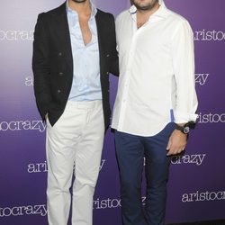 Curi Gallardo y Emiliano Suárez en una fiesta organizada por Aristocrazy en Madrid