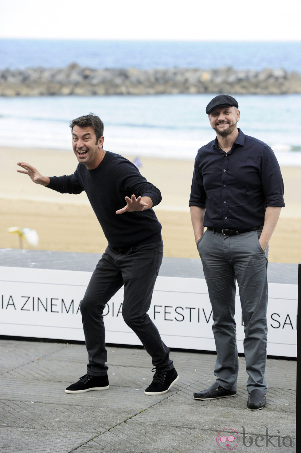 Arturo Valls y Juan José Campanella presentan 'Futbolín' en el Festival de San Sebastián 2013