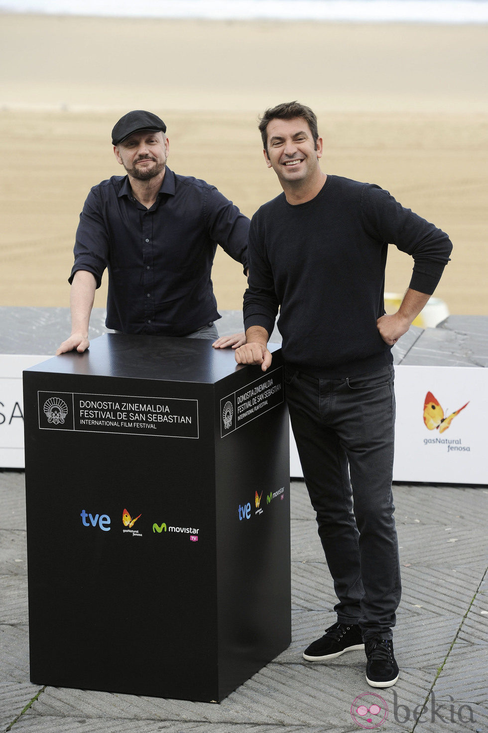 Arturo Valls y Juan José Campanella en el Festival de San Sebastián 2013