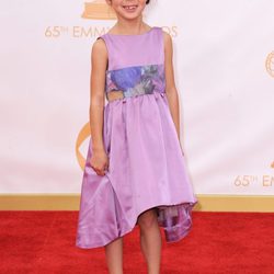 Aubrey Anderson-Emmons en la alfombra roja de los Emmy 2013