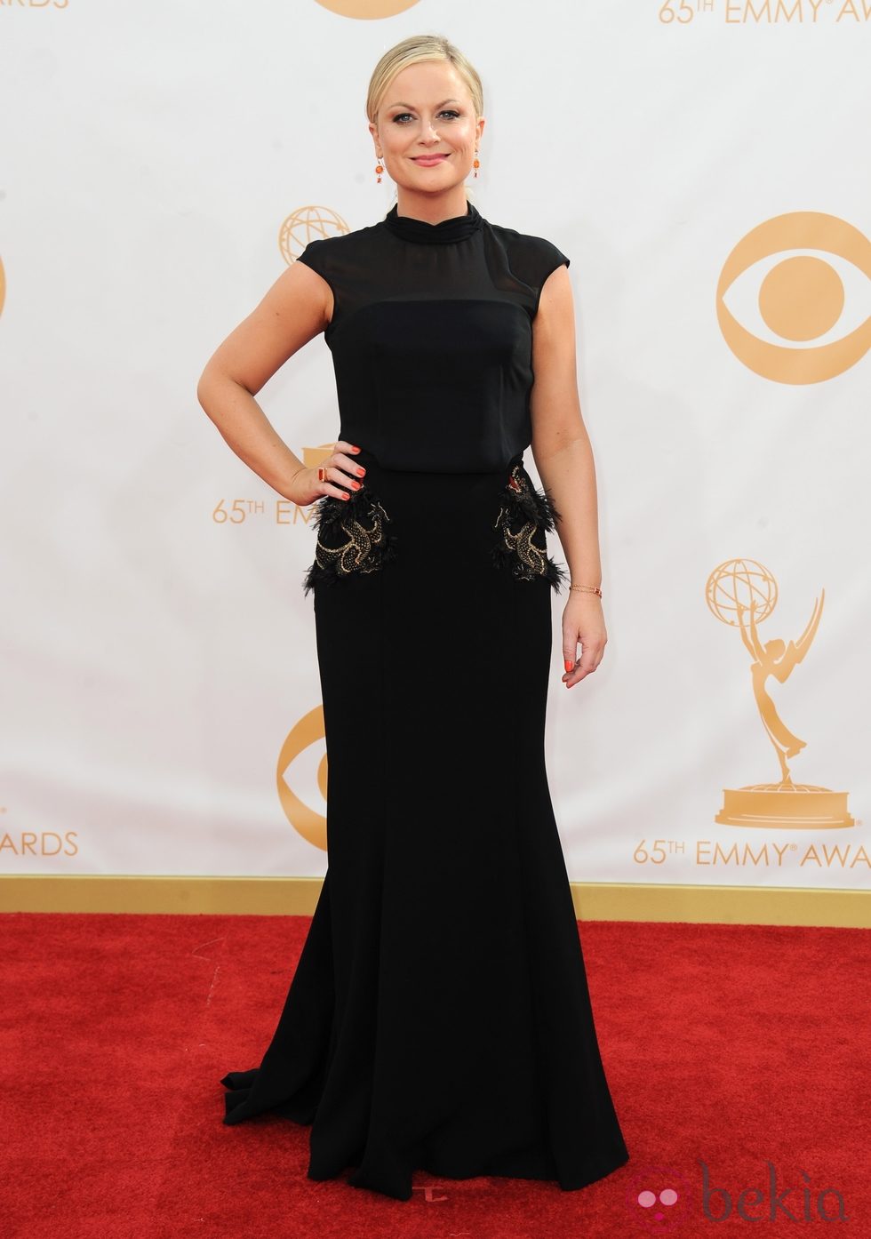 Amy Poehler en la alfombra roja de los Emmy 2013