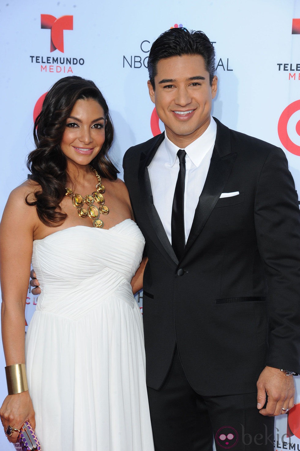 Mario Lopez y Courtney Lopez en los premios ALMA 2013