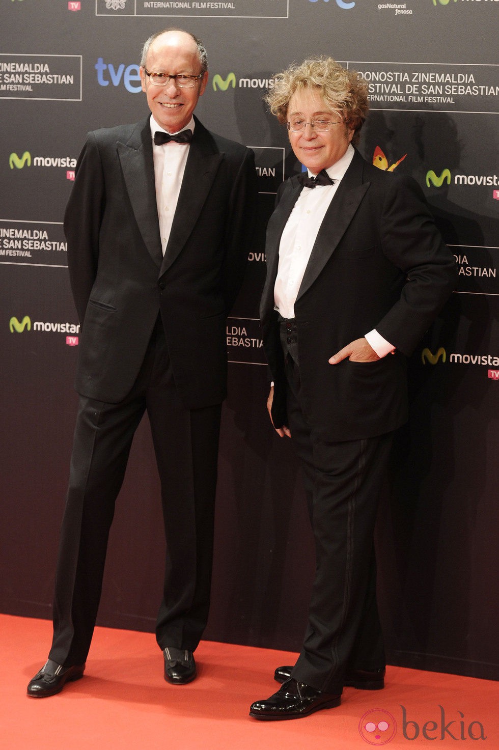 Vittorio y Lucchino en la gala de clausura del Festival de San Sebastián 2013