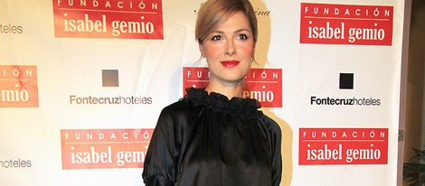 Cristina Urgel en un cóctel benéfico de la Fundación Isabel Gemio