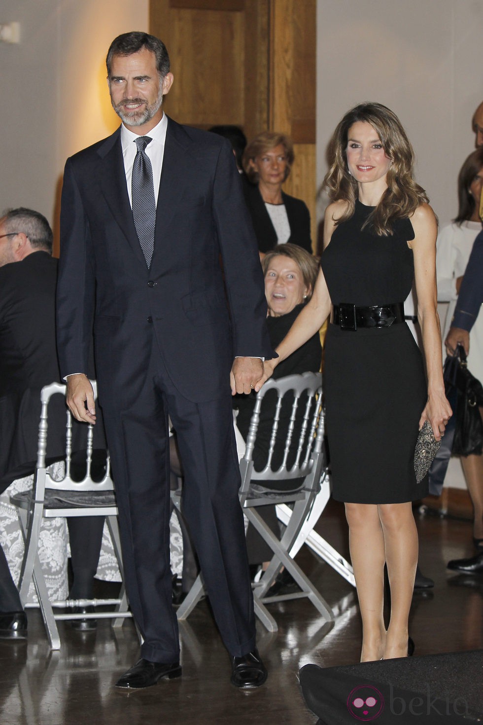 Los Príncipes Felipe y Letizia en la entrega de los Premios LIBER 2013