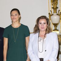 Victoria de Suecia y María Teresa de Luxemburgo, en la reunión del Comité Paralímpico Internacional