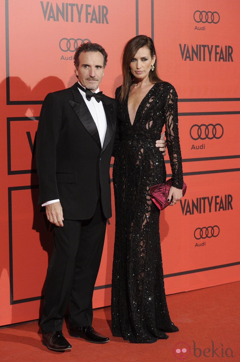 Nieves Álvarez y Marco Severini en la fiesta del V aniversario de Vanity Fair
