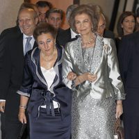 La Infanta Margarita y la Reina Sofía en el homenaje a Carlos Zurita