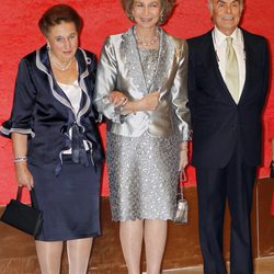 Reina Sofía y los Duques de Soria en el homenaje a Carlos Zurita