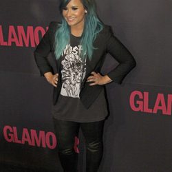 Demi Lovato en la fiesta del 15 aniversario de Glamour México