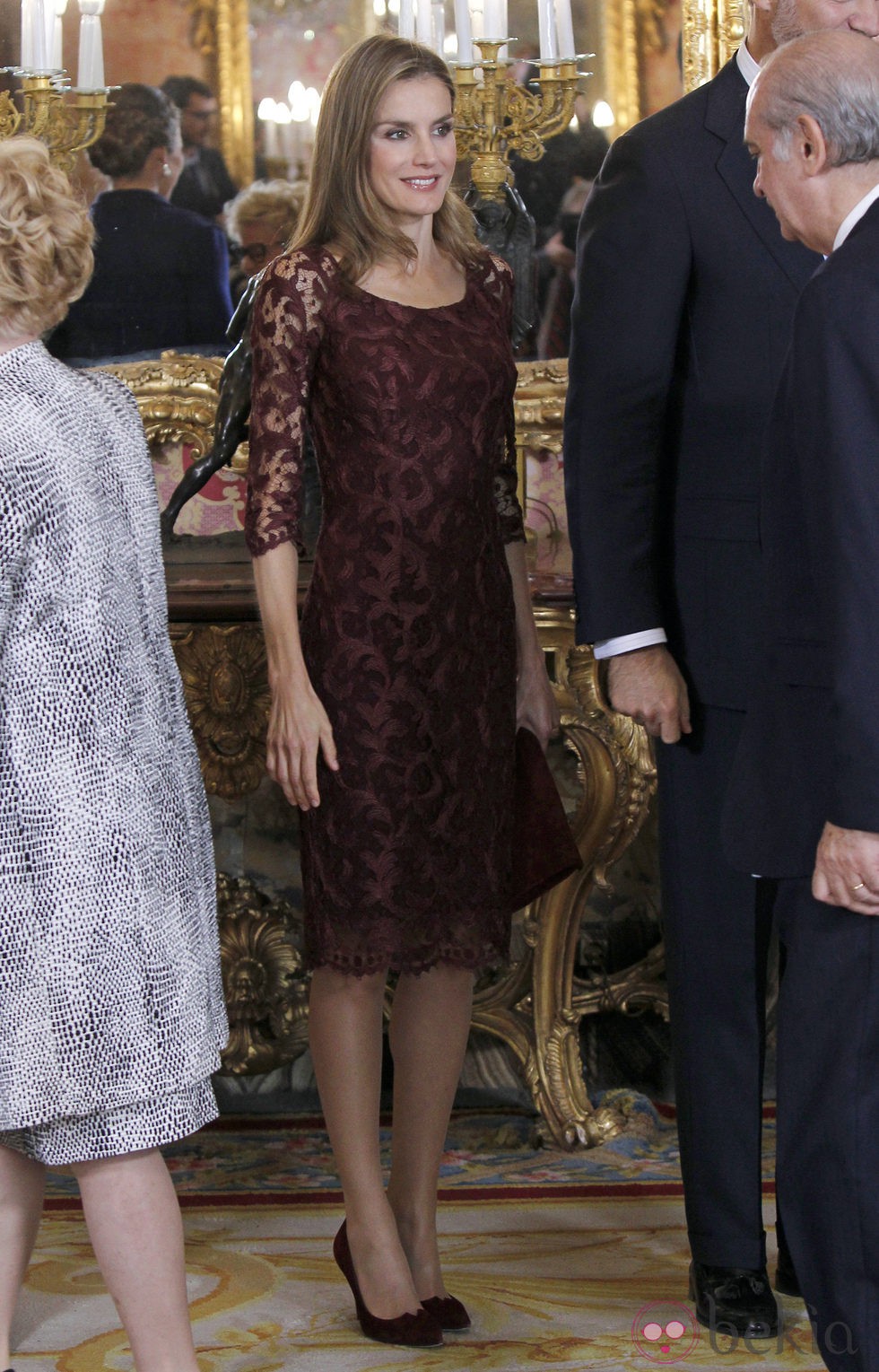 La Princesa Letizia en la recepción del Día de la Hispanidad 2013