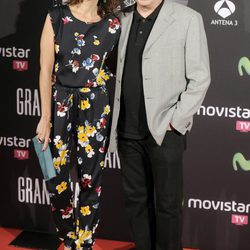 Juanjo Puigcorbé y Lola Marceli en el estreno de 'Grand Piano' en Madrid