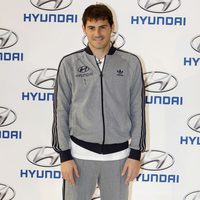 Iker Casillas en un acto promocional de la firma Hyundai