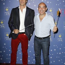 Carlos Marrero y Kike Sarasola en un acto de la Fundación Pequeño Deseo