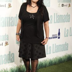Lucía Etxebarría en el estreno de 'La llamada'