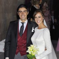 Miguel Ángel Perera y Verónica Gutiérrez el día de su boda