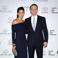 Matt Damon y Luciana Barroso en los Environmental Media Awards 2013