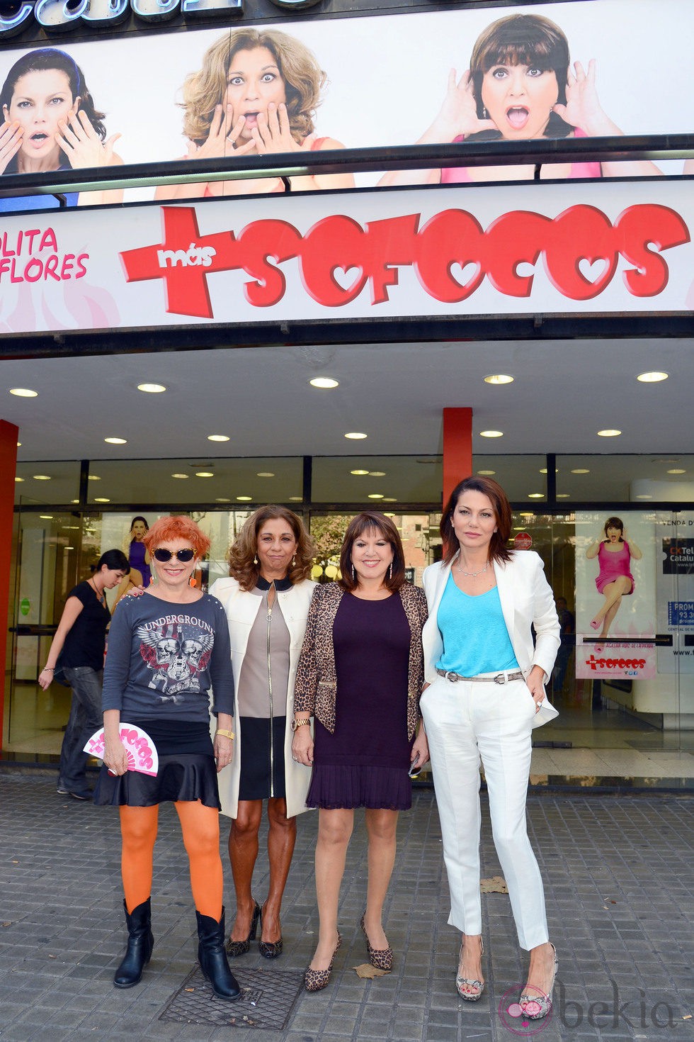 Alicia Orozco, Lolita Flores, Loles León y Fabiola Toledo presentan 'Más sofocos' en Barcelona