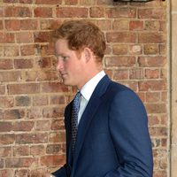 El Príncipe Harry de Inglaterra en el bautizo del Príncipe Jorge de Cambridge