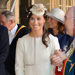 Pippa Middleton en el bautizo del Príncipe Jorge de Cambridge